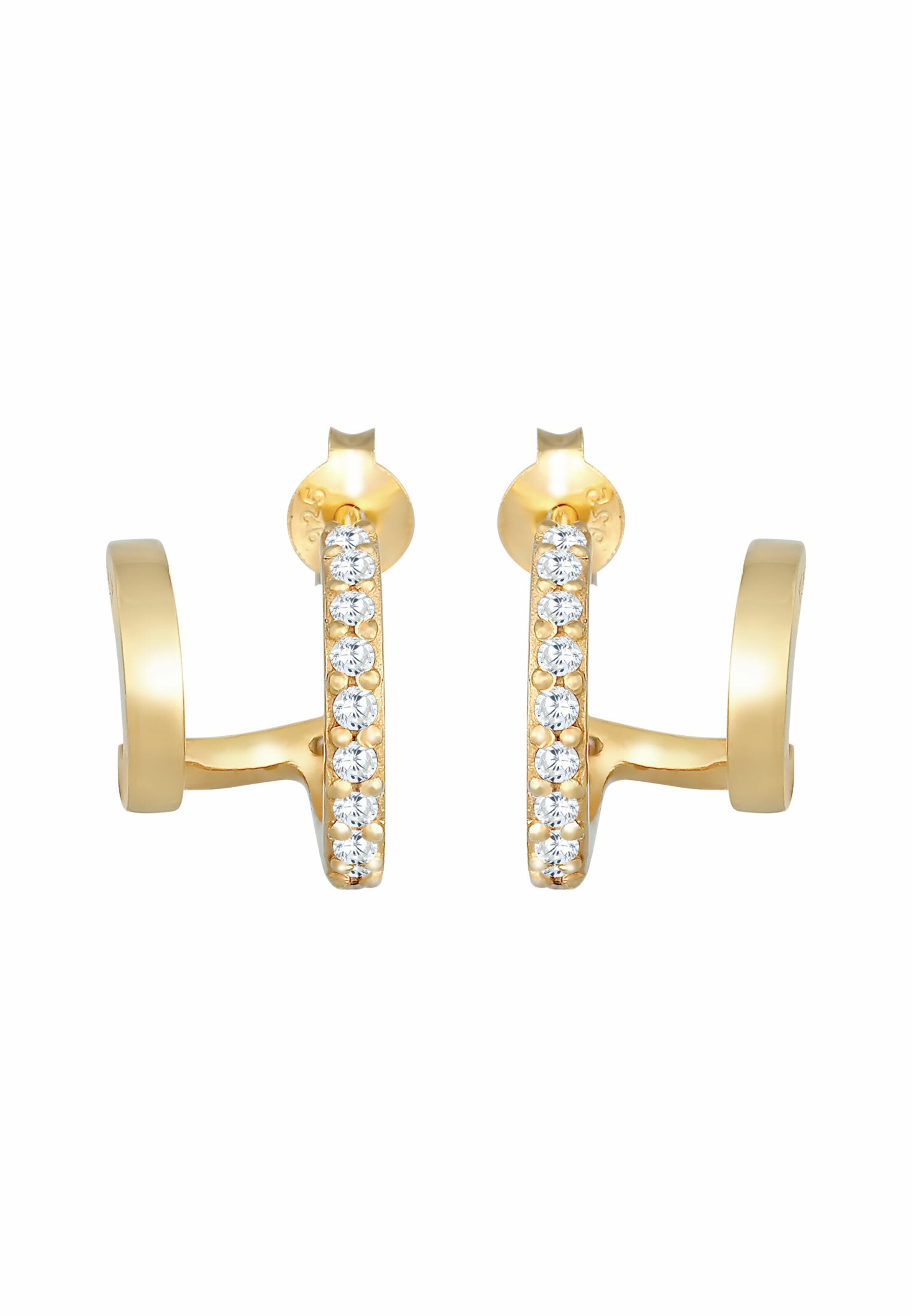 Boucles d'oreilles ELLI en or : devant