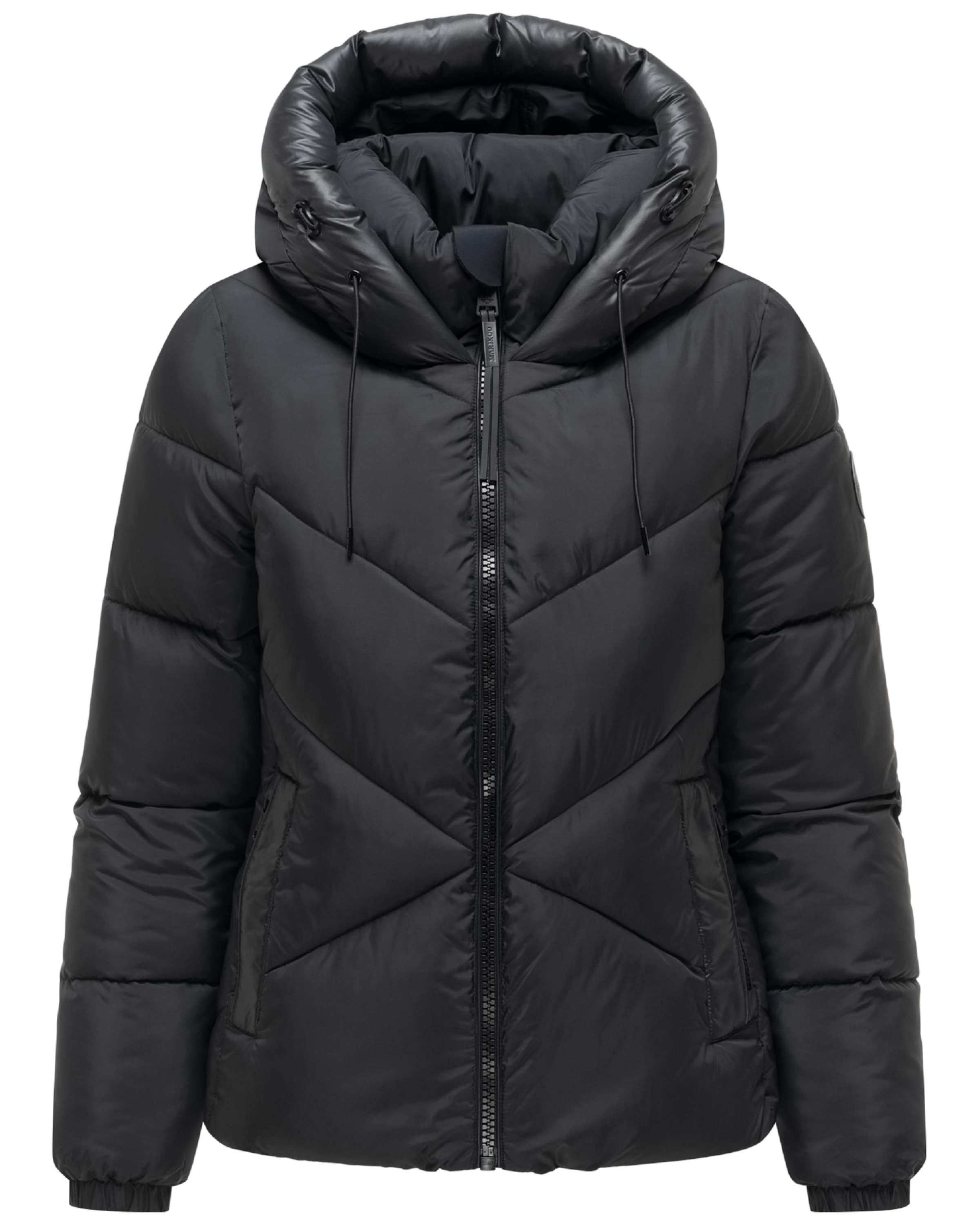 MARIKOO Jacke 'Pinaa XVI' in Schwarz: Vorderseite