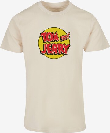 T-Shirt 'Tom and Jerry' ABSOLUTE CULT en beige : devant