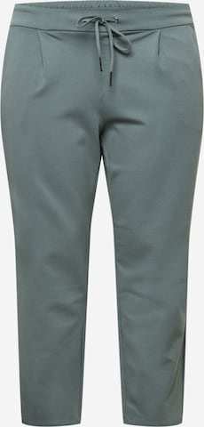 Pantaloni con pieghe 'Eva' di Vero Moda Curve in verde: frontale