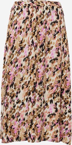 Vero Moda Curve Skirt 'Easy' in Brown: front