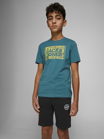 Jack & Jones Junior Regular Trousers in Black: front