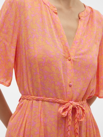 VERO MODA Платье-рубашка 'MENNY' в Оранжевый