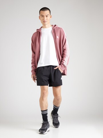 ADIDAS SPORTSWEAR Sports sweat jacket 'Essentials' in Pink