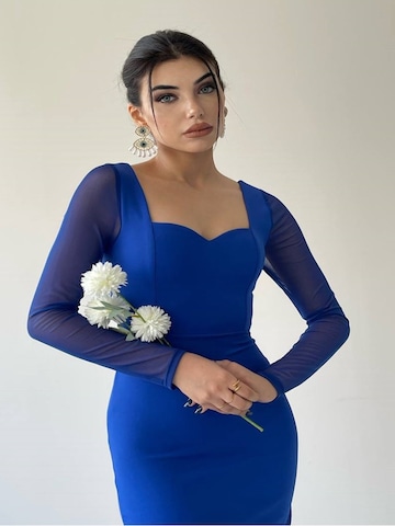 WOMAN VISION Šaty – modrá