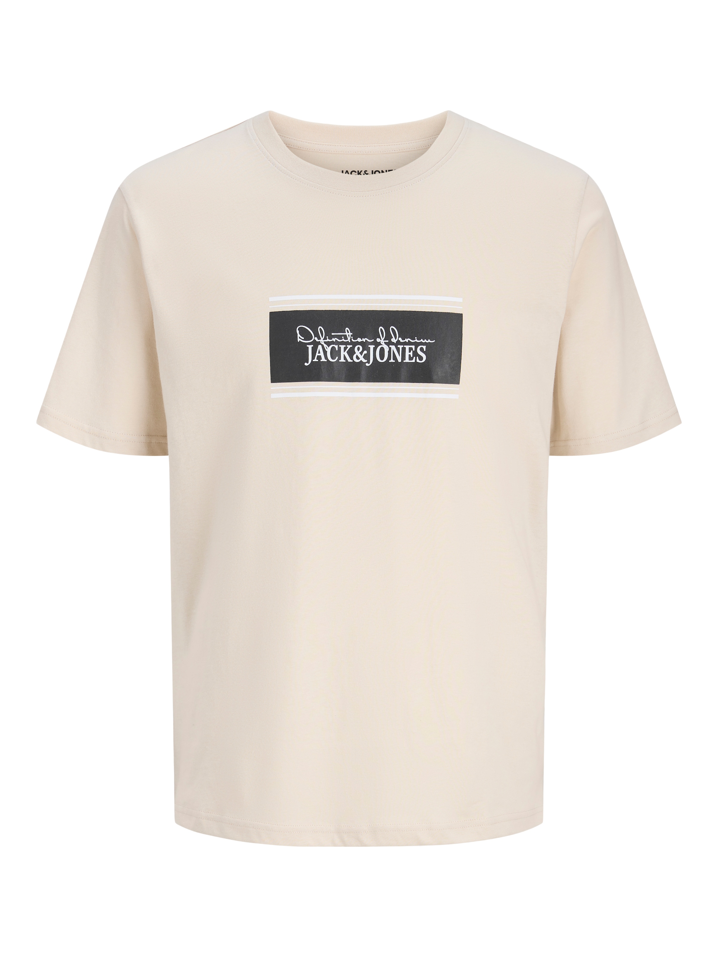 JACK & JONES T-Shirt in Beige: Vorderseite