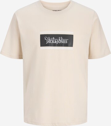 JACK & JONES T-Shirt in Beige: Vorderseite