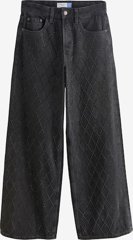 juoda Next Plačios klešnės Džinsai: priekis