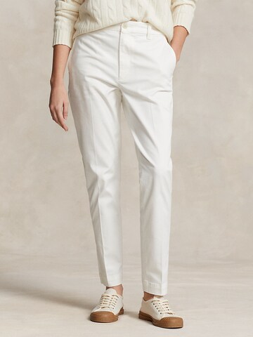 Polo Ralph Lauren Слим Брюки-чинос в Белый: спереди