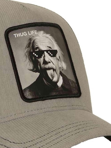 Cappello da baseball 'Gorra capslab gris einstein thug life trucker cap' di Capslab in grigio