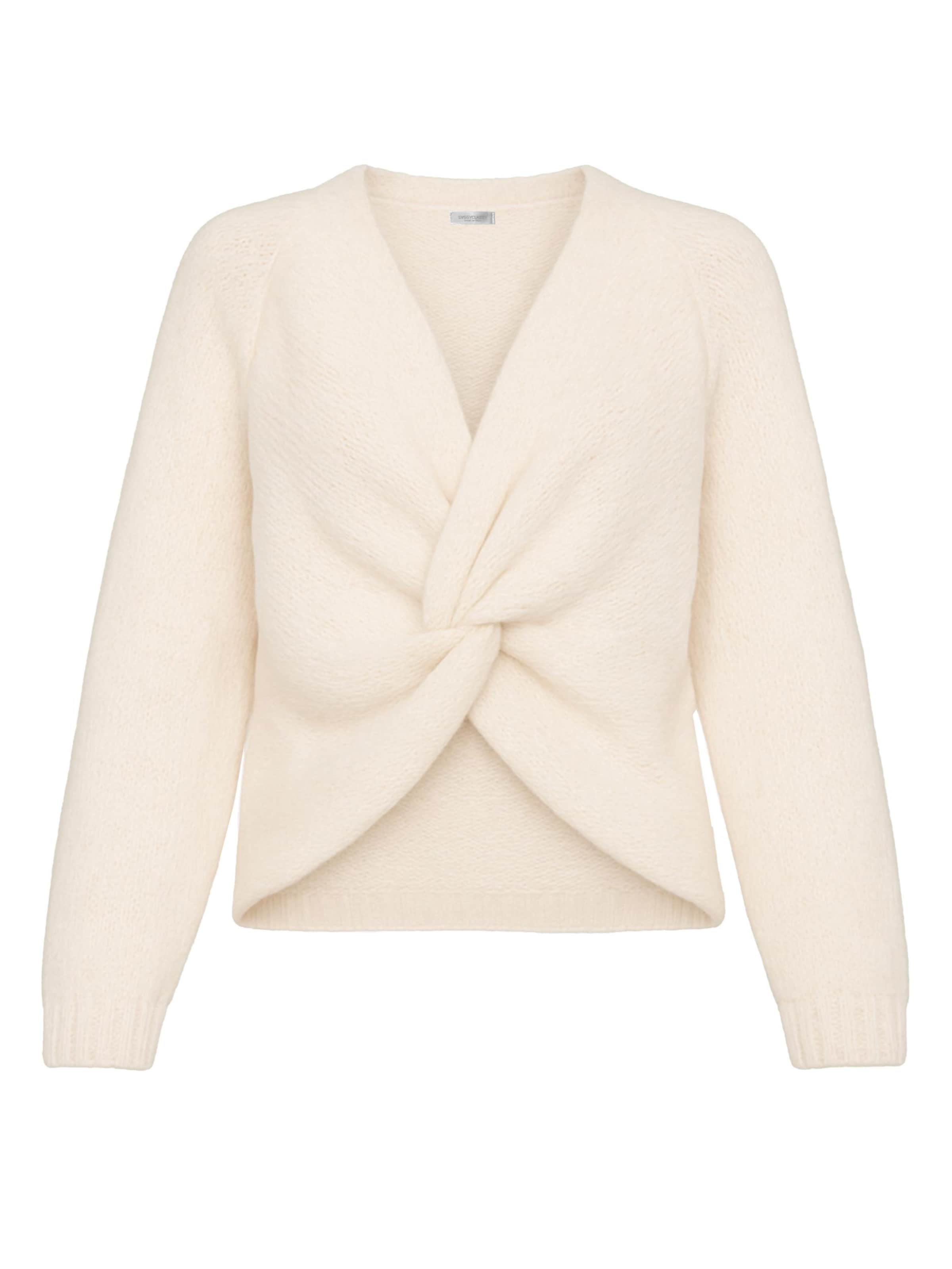 SASSYCLASSY Pullover in Weiß: Vorderseite