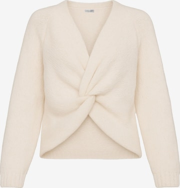 SASSYCLASSY Sweater in White: front