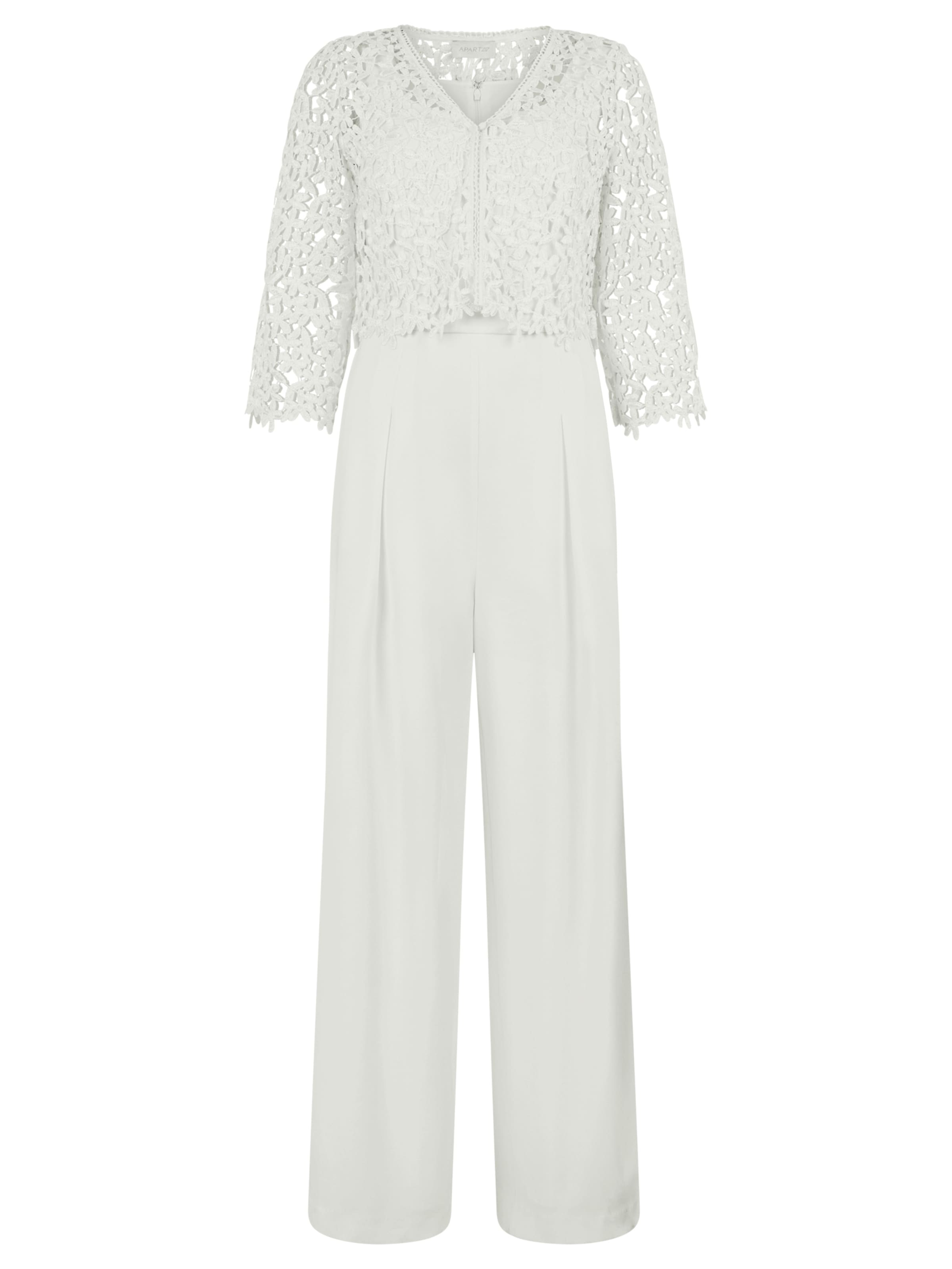 APART Jumpsuit in Weiß: Vorderseite