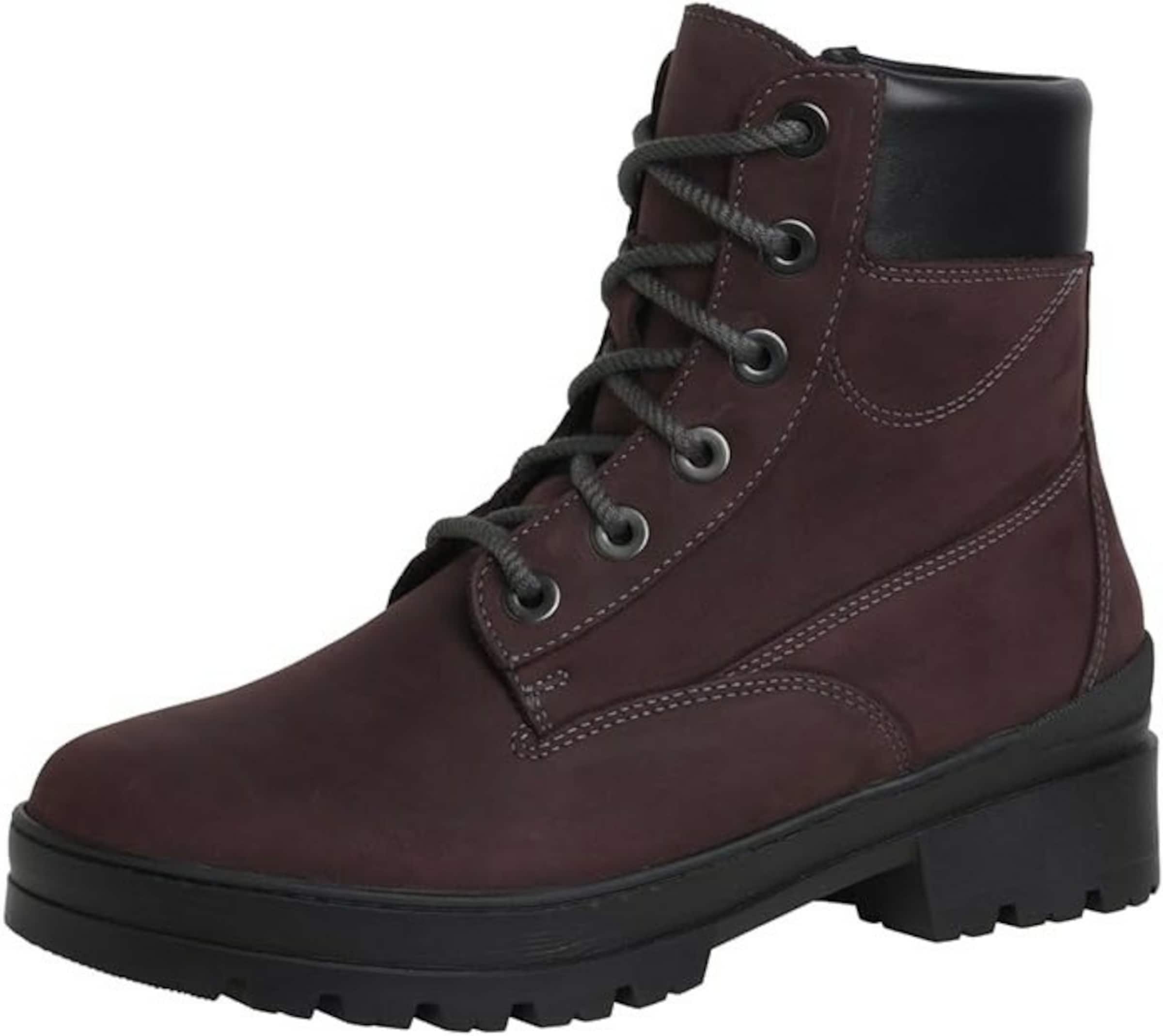 Ganter Lace-up bootie in Red: front