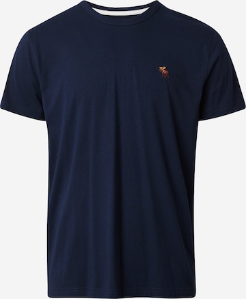 T-Shirt Abercrombie & Fitch en bleu : devant