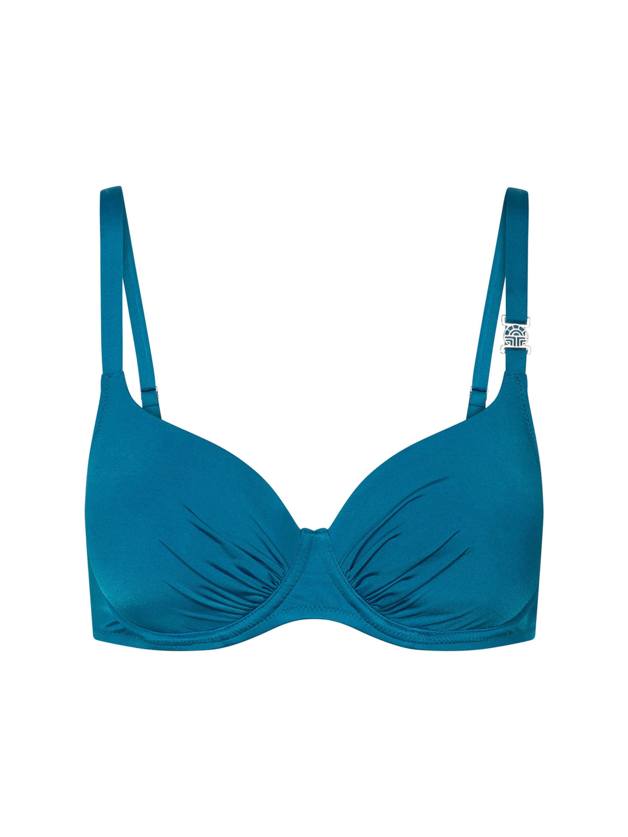 FÉRAUD PARIS Bikini Top ' Basic ' in Blue: front