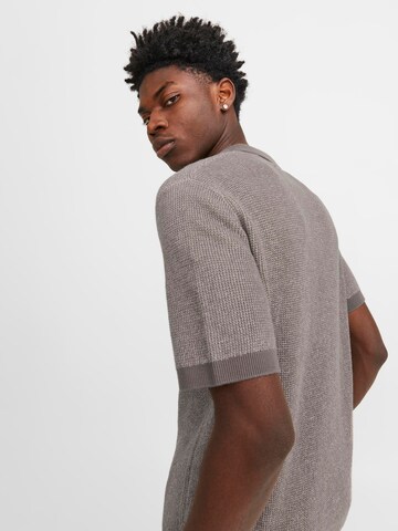 JACK & JONES Μπλουζάκι 'BANI' σε καφέ