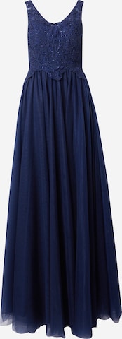 mascara Suknia wieczorowa w kolorze niebieski: przód