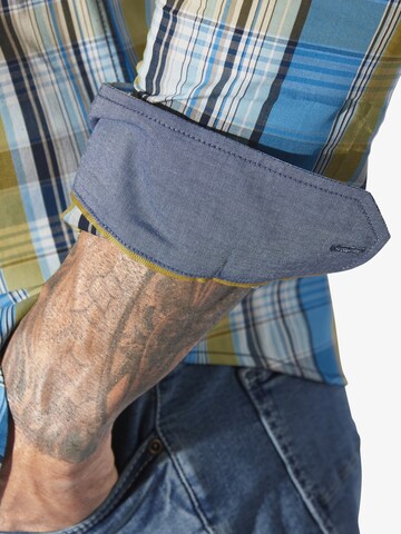 Jan Vanderstorm Comfort Fit Hemd 'Jorheim' in Blau