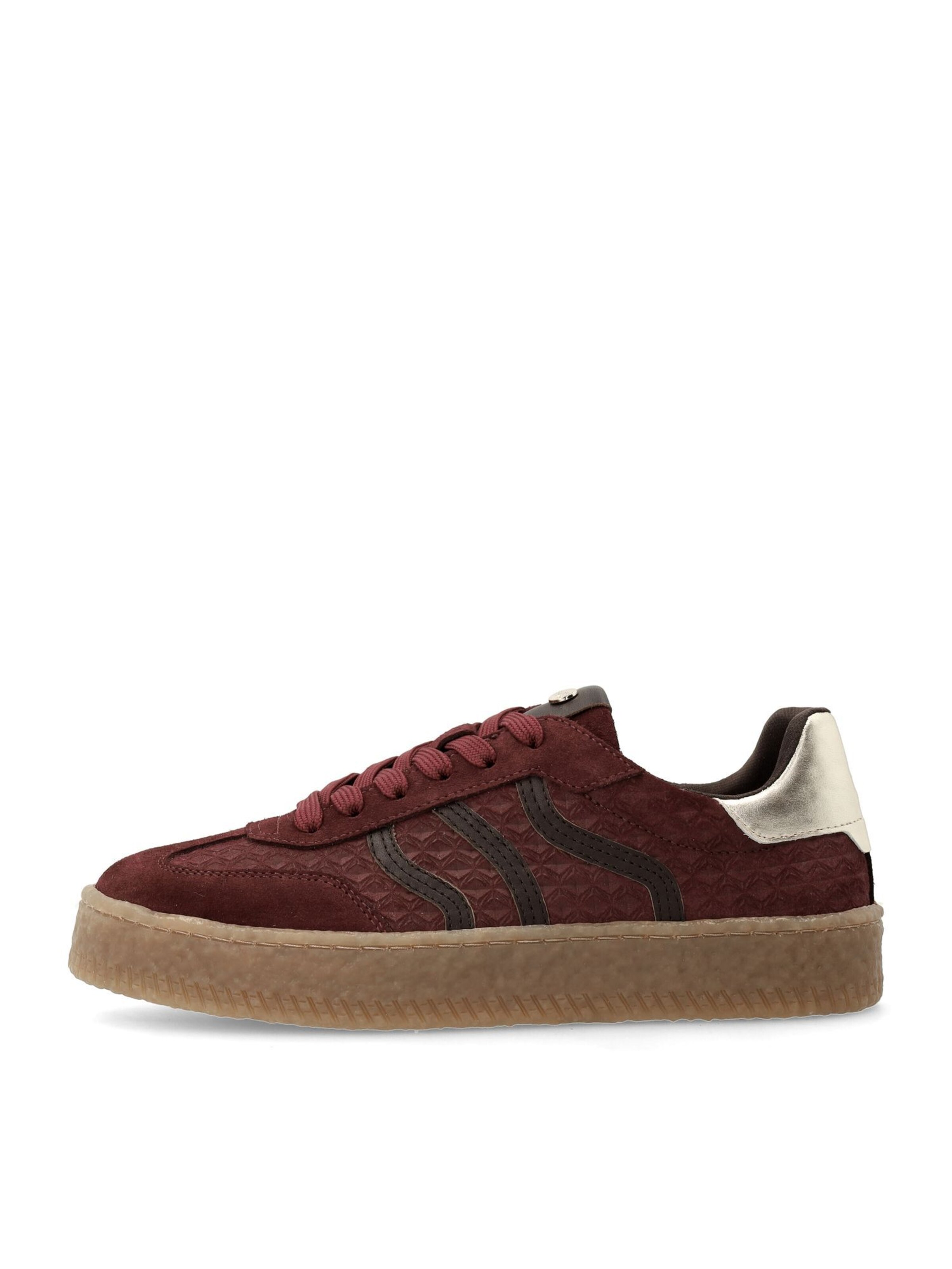 Baskets basses no stress en rouge