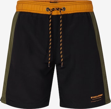 STRELLSON Board Shorts in Black: front