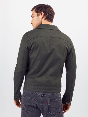 River Island Regular fit Between-season jacket in Green