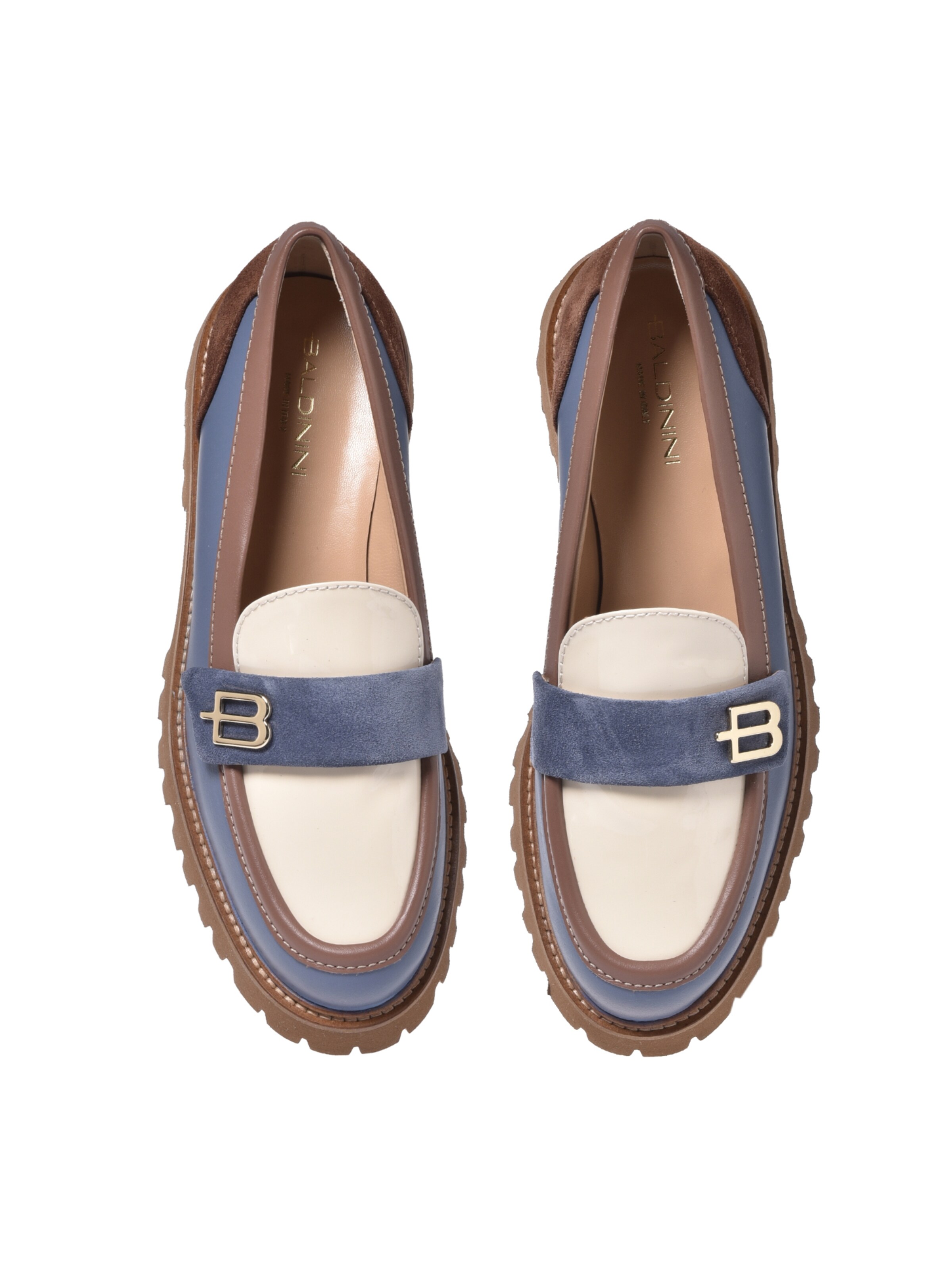 BALDININI Slip-ons in Blue