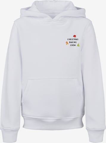 F4NT4STIC Sweatshirt 'Christmas Baking Crew' in White: front