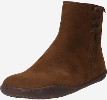 Bottines 'PEUC' CAMPER en marron : devant