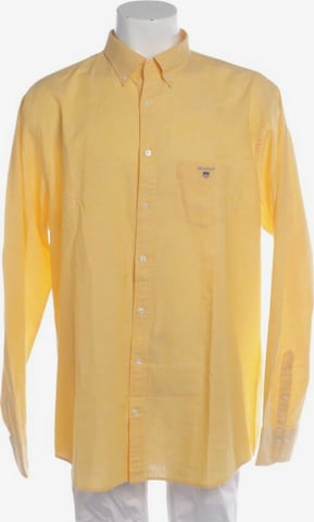 GANT Button Up Shirt in XXL in Yellow: front