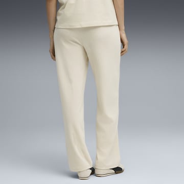 PUMA Loosefit Broek 'Essentials Elevated' in Beige