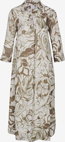 Robe-chemise MADELEINE en blanc : devant