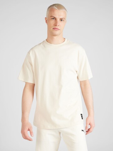 PUMA - Camiseta funcional 'Jaws' en blanco: frente