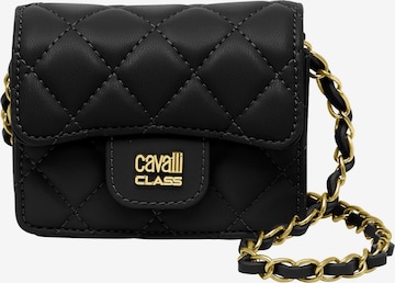 Cavalli Class Crossbody Bag in Black: front