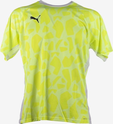 T-Shirt fonctionnel 'Teamliga' PUMA en jaune : devant