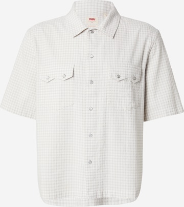 balta LEVI'S ® Patogus modelis Marškiniai 'Short Sleeve Boxy Western Shirt': priekis