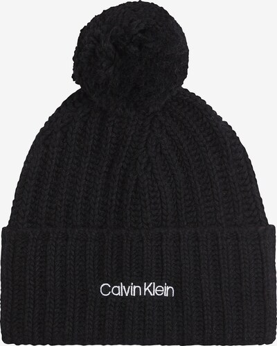 Calvin Klein Mütze in schwarz / weiß, Produktansicht