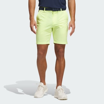 ADIDAS PERFORMANCE Regular Workout Pants 'Ultimate365' in Yellow: front