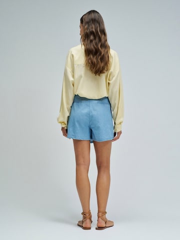 Salsa Jeans Regular Shorts in Blau