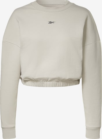 Sweat de sport 'DreamBlend' Reebok en gris : devant