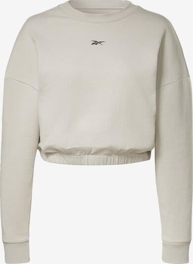Reebok Sportsweatshirt 'DreamBlend' in hellgrau / schwarz, Produktansicht