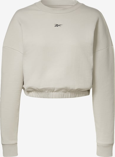 Reebok Sweat de sport 'DreamBlend' en gris clair / noir, Vue avec produit