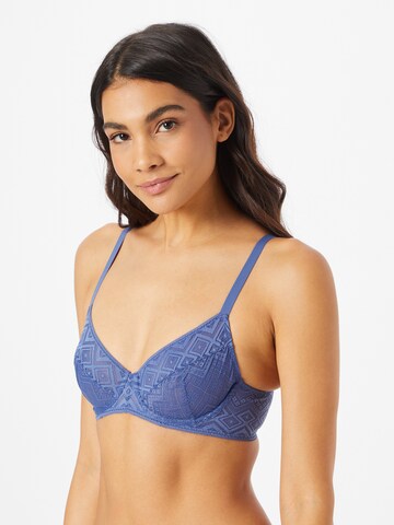 DKNY Intimates T-Shirt BH in Blau: predná strana