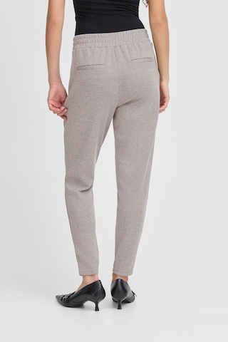 ICHI - Tapered Calças 'IHKATE' em cinzento