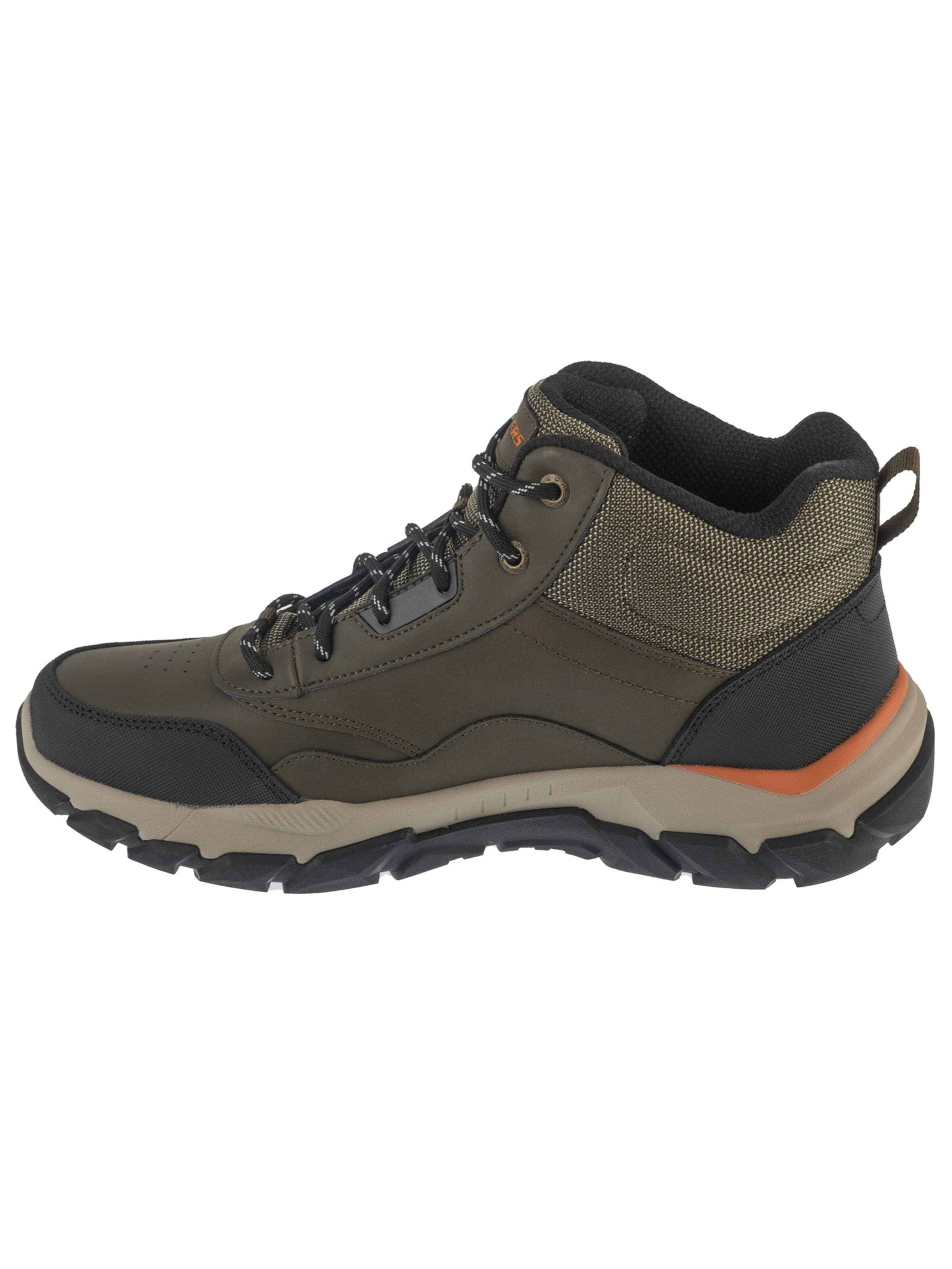 SKECHERS Lace-up boots 'Skechers Santoro - Hopkins' in Green: front