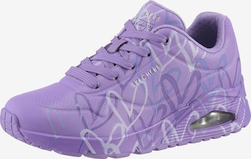 SKECHERS Sneakers in Purple: front