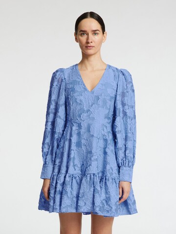 SELECTED FEMME Dress 'SLFCalli-Sadie' in Blue: front