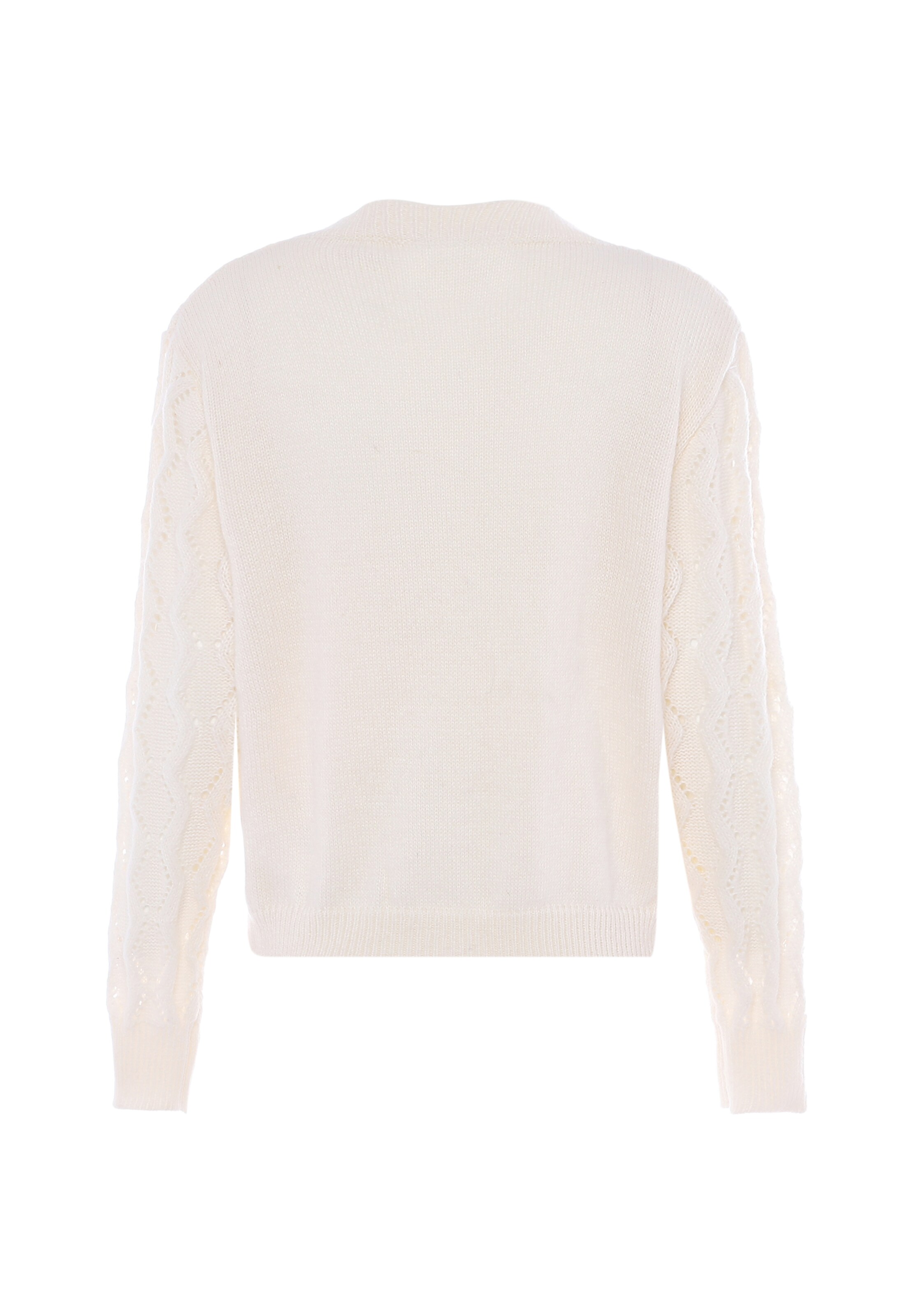 BLONDA Вязаная кофта в Белый