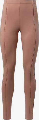 Skinny Leggings di Reebok in rosa: frontale