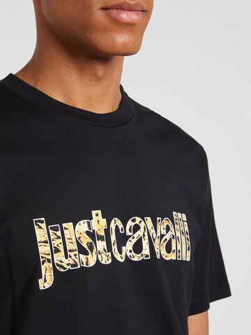 Just Cavalli Тениска в черно